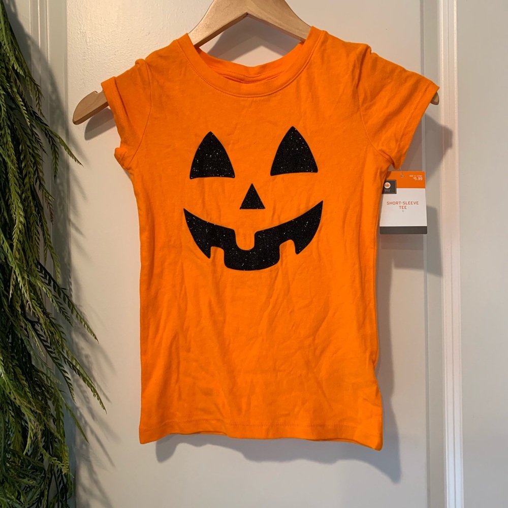 🎃 Sparkly pumpkin jack o lantern face shirt 🎃